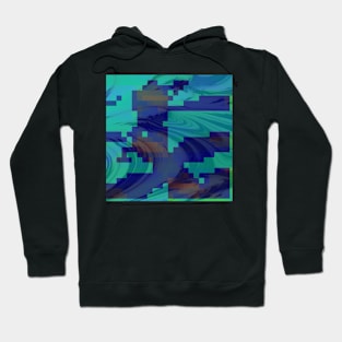 Waves abstract Hoodie